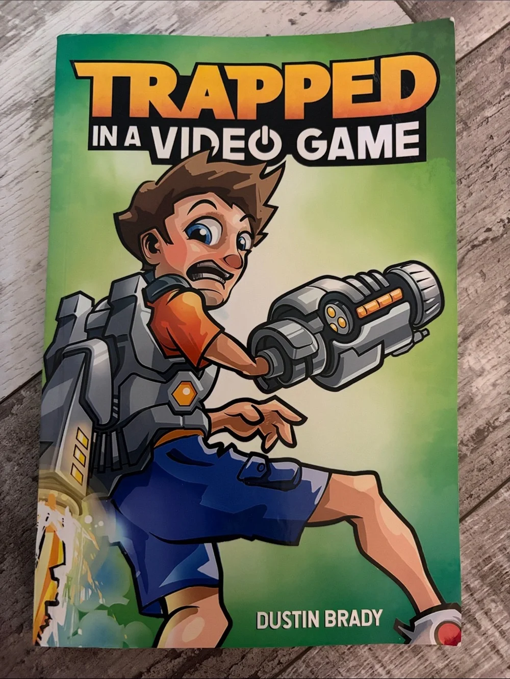 Trapped in a Video Game - Green Cover